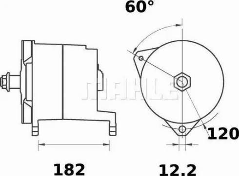 MAHLE MG 333 - Генератор unicars.by