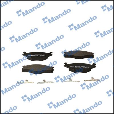 Mando MBF015110 - Тормозные колодки, дисковые, комплект unicars.by