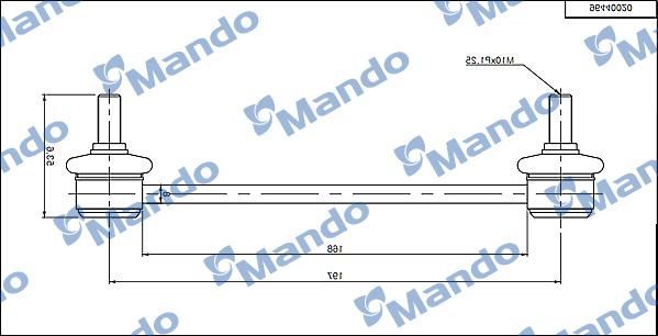 Mando MSC010099 - Тяга / стойка, стабилизатор unicars.by