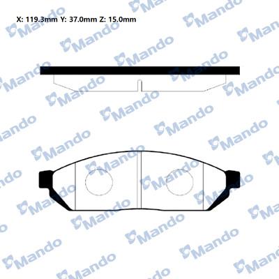 HELLA PAGID 8DB355034941 - Тормозные колодки, дисковые, комплект unicars.by