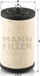 Mann-Filter BFU 811 - Топливный фильтр unicars.by