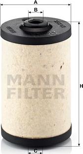 Mann-Filter BFU 700 x - Топливный фильтр unicars.by