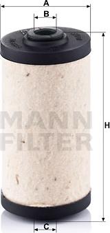 Mann-Filter BFU 707 - Топливный фильтр unicars.by