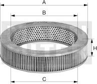 Mann-Filter C 2652 - Воздушный фильтр, двигатель unicars.by