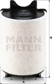 Mann-Filter C 14 130/1 - Воздушный фильтр, двигатель unicars.by