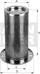 Mann-Filter C 16 147 - Фильтр добавочного воздуха unicars.by