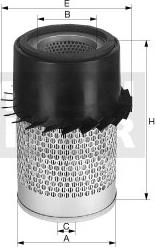 Mann-Filter C 14 179/3 - Воздушный фильтр, двигатель unicars.by