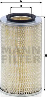 Mann-Filter C 18 009 x - Воздушный фильтр, двигатель unicars.by