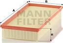 Mann-Filter C 39 219 - Воздушный фильтр, двигатель unicars.by