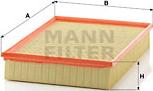 Mann-Filter C 34 200 - Воздушный фильтр, двигатель unicars.by