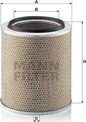 Mann-Filter C 30 630 - Воздушный фильтр, двигатель unicars.by