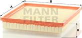 Mann-Filter C 30 163 - Воздушный фильтр, двигатель unicars.by