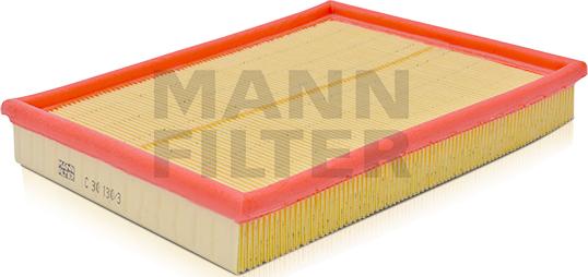 Mann-Filter C 30 130/3 - Воздушный фильтр, двигатель unicars.by