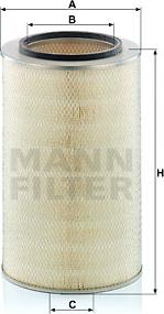 Mann-Filter C 31 009 x - Воздушный фильтр, двигатель unicars.by