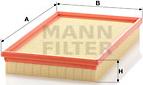 Mann-Filter C 31 121 - Воздушный фильтр, двигатель unicars.by