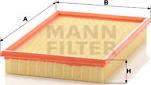 Mann-Filter C 2991/2 - Воздушный фильтр, двигатель unicars.by