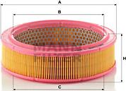 Mann-Filter C 2443/1 - Воздушный фильтр, двигатель unicars.by