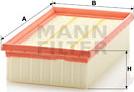 Mann-Filter C 2485/2 - Воздушный фильтр, двигатель unicars.by