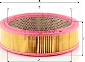 Mann-Filter C 2545/1 - Воздушный фильтр, двигатель unicars.by