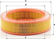 Mann-Filter C 2555/2 - Воздушный фильтр, двигатель unicars.by