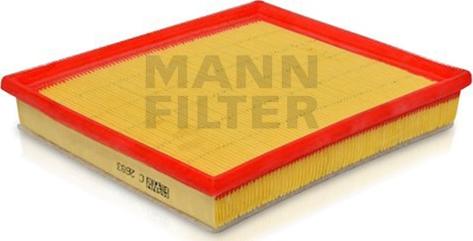 Mann-Filter C 2693 - Воздушный фильтр, двигатель unicars.by