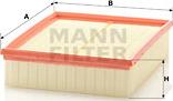 Mann-Filter C 26 168 - Воздушный фильтр, двигатель unicars.by