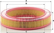 Mann-Filter C 2863 - Воздушный фильтр, двигатель unicars.by