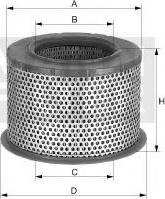 Mann-Filter C 2375 - Воздушный фильтр, двигатель unicars.by