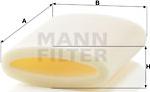 Mann-Filter CS 14 100 - Воздушный фильтр, двигатель unicars.by