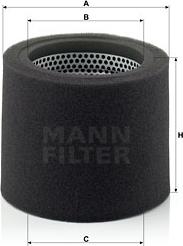 Mann-Filter CS 17 110 - Воздушный фильтр, двигатель unicars.by