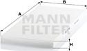 Mann-Filter CU 4594 - Фильтр воздуха в салоне unicars.by