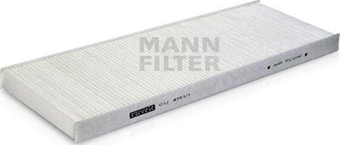 Mann-Filter CU 4151/1 - Фильтр воздуха в салоне unicars.by