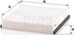 Mann-Filter CU 1931-2 - Фильтр воздуха в салоне unicars.by