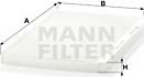 Mann-Filter CU 3455 - Фильтр воздуха в салоне unicars.by