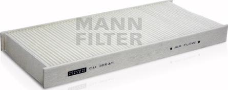 Mann-Filter CU 3554/1 - Фильтр воздуха в салоне unicars.by