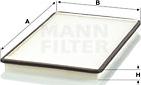 Mann-Filter CU 3032 - Фильтр воздуха в салоне unicars.by