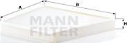 Mann-Filter CU 3172/1 - Фильтр воздуха в салоне unicars.by