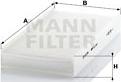 Mann-Filter CU 3847 - Фильтр воздуха в салоне unicars.by