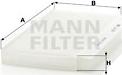 Mann-Filter CU 3337 - Фильтр воздуха в салоне unicars.by