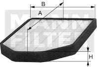 Mann-Filter CU 4260 - Фильтр воздуха в салоне unicars.by