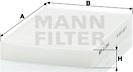 Mann-Filter CU 2945 - Фильтр воздуха в салоне unicars.by