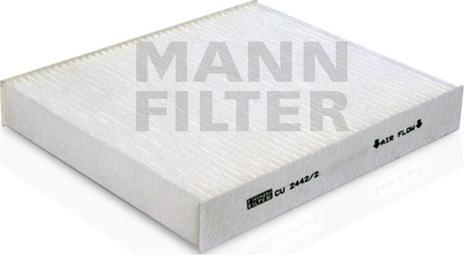 Mann-Filter CU 2442/2 - Фильтр воздуха в салоне unicars.by