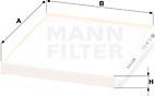 Mann-Filter CU 24 013 - Фильтр воздуха в салоне unicars.by