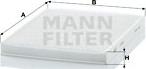 Mann-Filter CU 2436 - Фильтр воздуха в салоне unicars.by