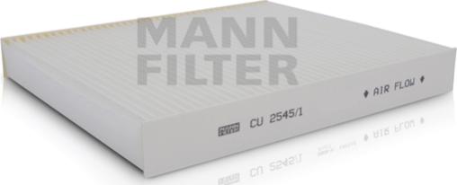 Mann-Filter CU 2545/1 - Фильтр воздуха в салоне unicars.by