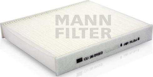 Mann-Filter CU 26 010/2 - Фильтр воздуха в салоне unicars.by