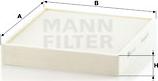 Mann-Filter CU 26 010 - Фильтр воздуха в салоне unicars.by