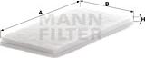 Mann-Filter CU 2603 - Фильтр воздуха в салоне unicars.by