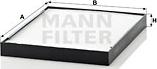 Mann-Filter CU 2634 - Фильтр воздуха в салоне unicars.by