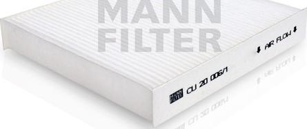 Mann-Filter CU 20 006/1 - Фильтр воздуха в салоне unicars.by